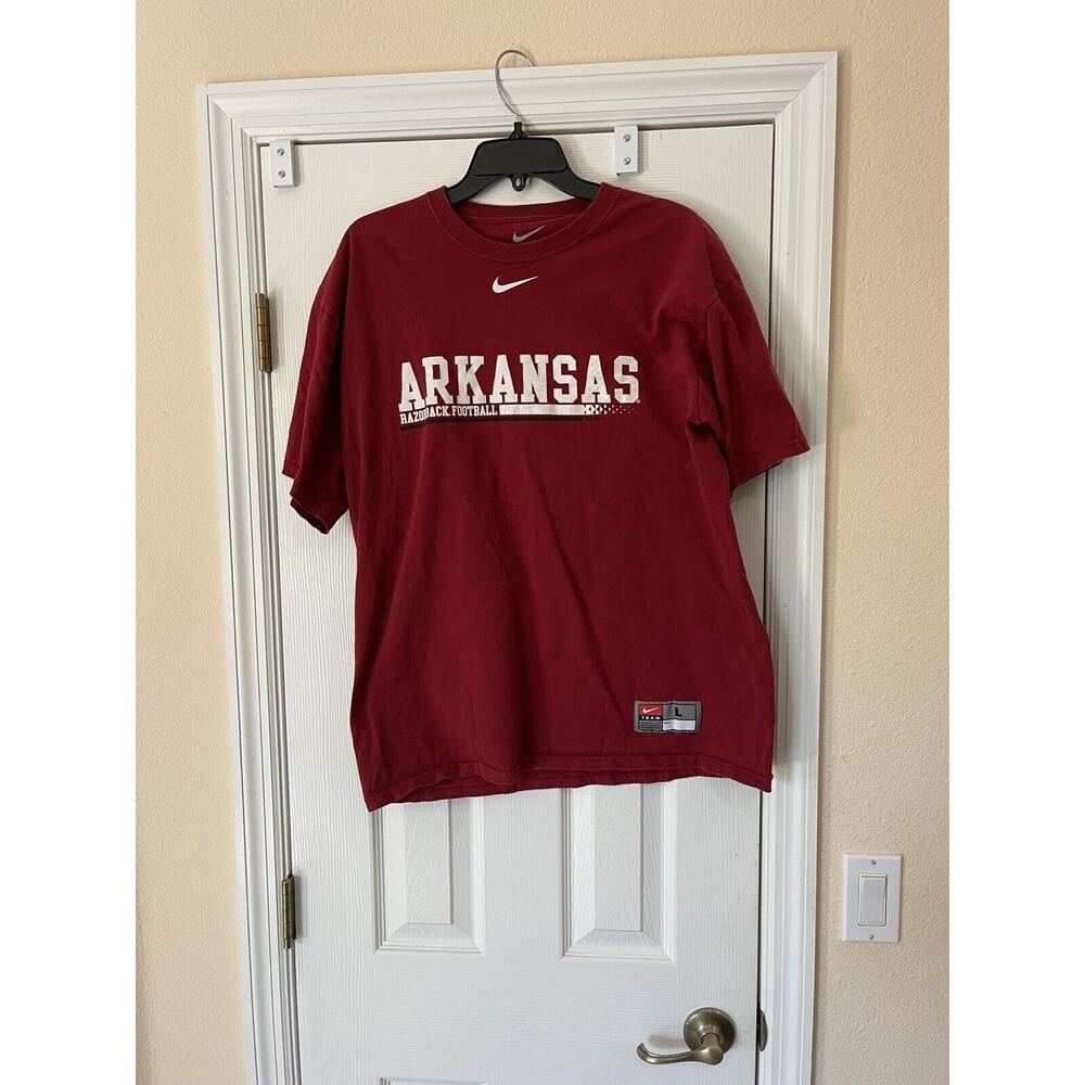 Nike Arkansas Razorbacks Football Shirt Size Large